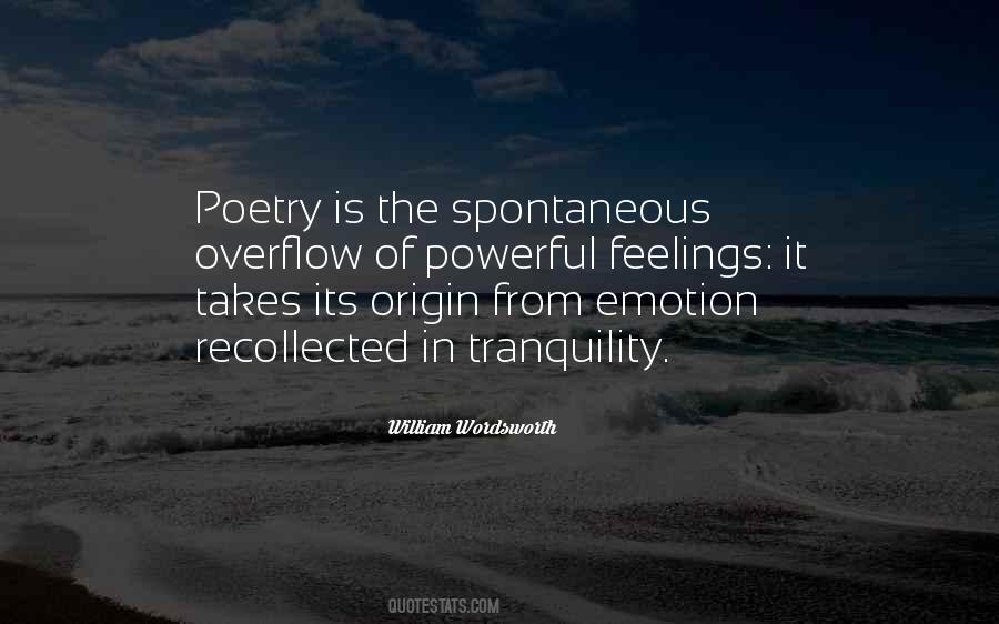 Quotes About Poetry And Emotion #876221