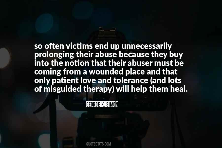 Quotes About Abuse Victims #602594