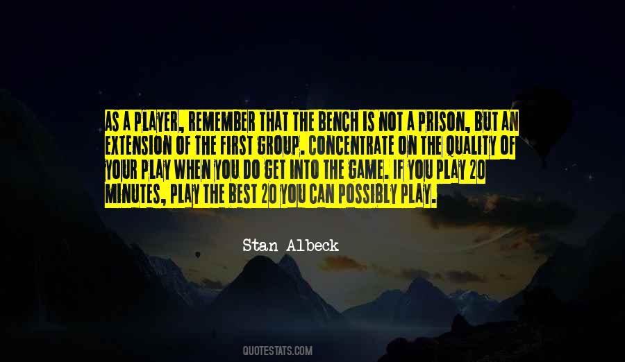 Why Do We Play Sports Quotes #153179