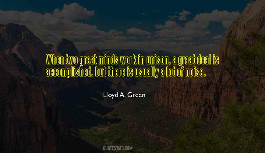 Why Go Green Quotes #11614