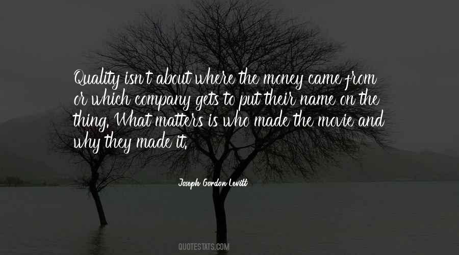 Why It Matters Quotes #892174