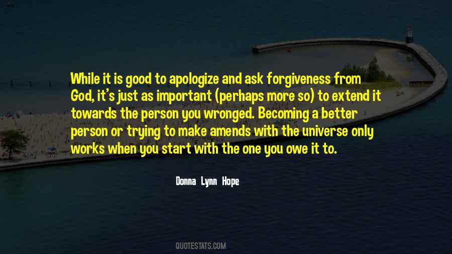 Why Should I Apologize Quotes #63469