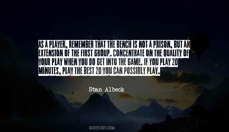 Why We Play Sports Quotes #153179