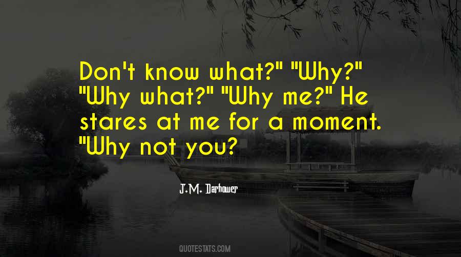 Why Why Quotes #1486029