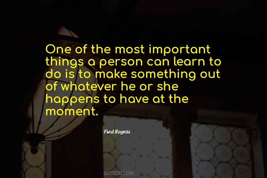 Quotes About Important Persons #1315882