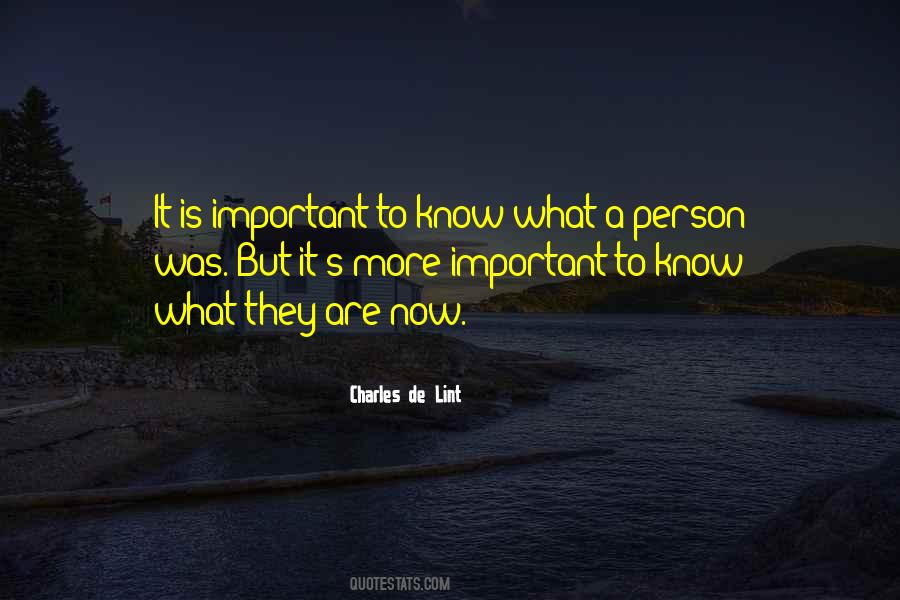 Quotes About Important Persons #777182