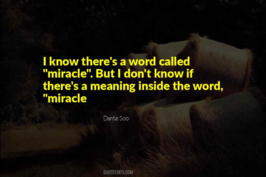 Quotes About A Miracle #17048 Quotes About A Miracle #17048