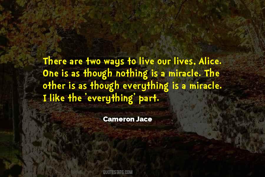 Quotes About A Miracle #89448 Quotes About A Miracle #89448