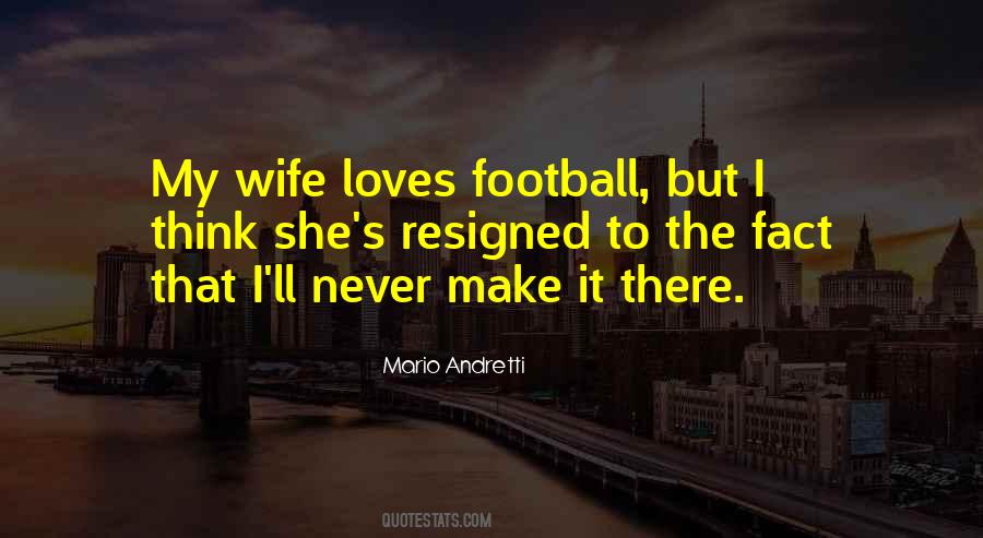 Wife And Football Quotes #195728