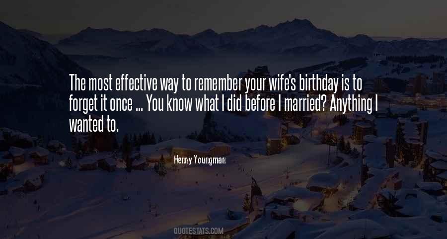 Wife's Birthday Quotes #1545714