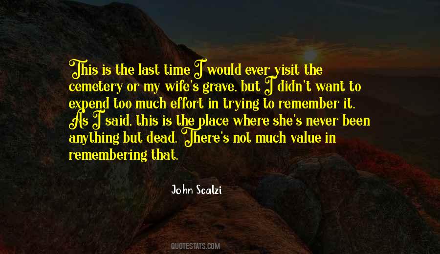 Wife's Death Quotes #1755986