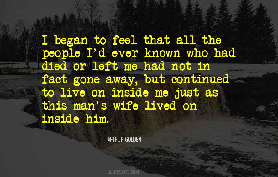 Wife's Death Quotes #1854078