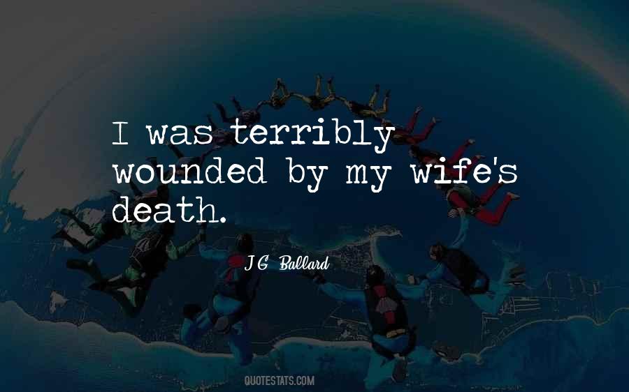 Wife's Death Quotes #436147