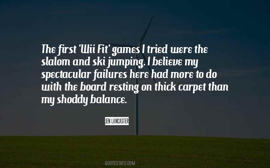 Wii Fit Quotes #67561