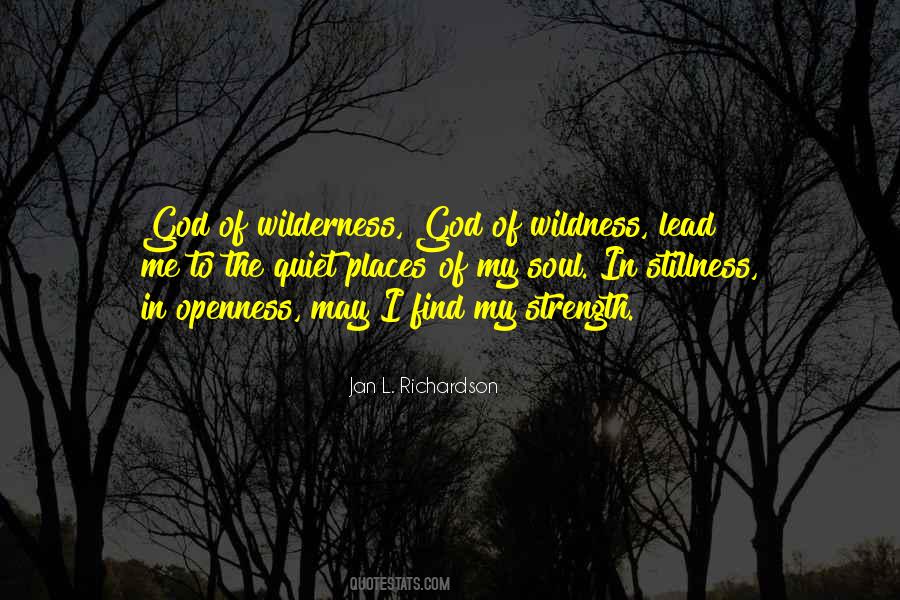 Wilderness God Quotes #1663248
