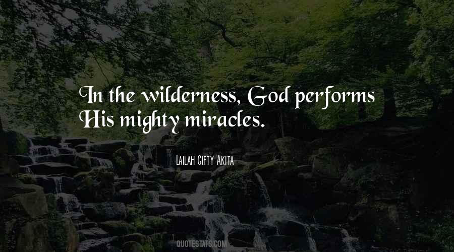 Wilderness God Quotes #225719