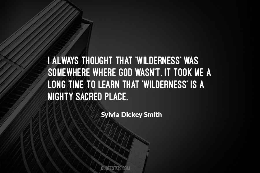 Wilderness God Quotes #251799