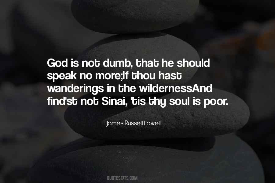 Wilderness God Quotes #27947