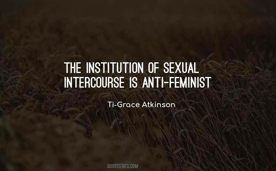Quotes About Anti Feminism #258130