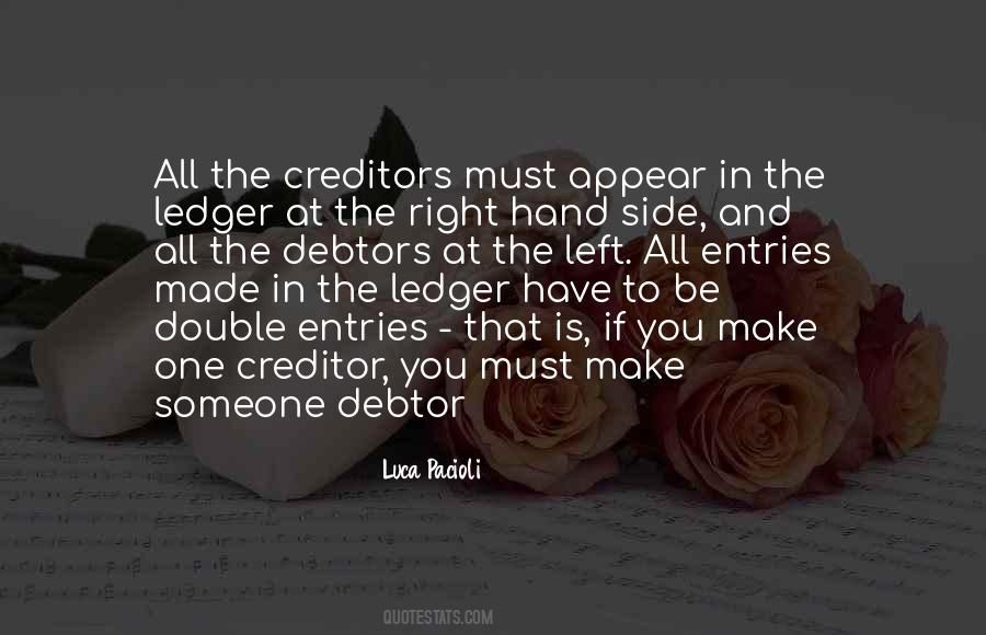 Quotes About Creditors #1248451