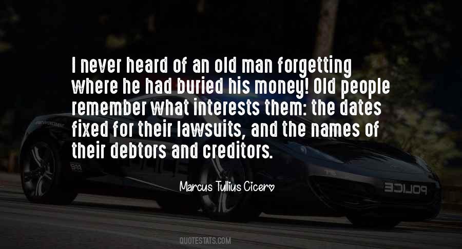 Quotes About Creditors #1739433