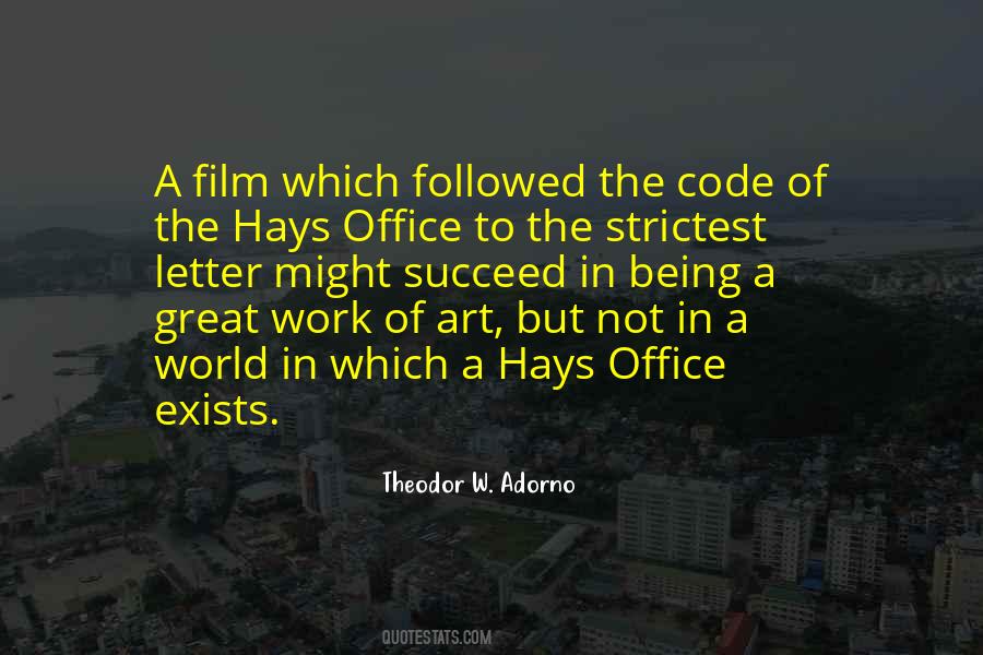 Will H. Hays Quotes #464621