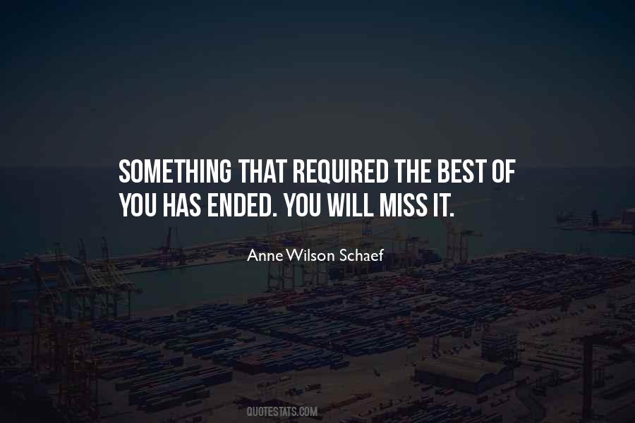 Will Miss You Quotes #435479