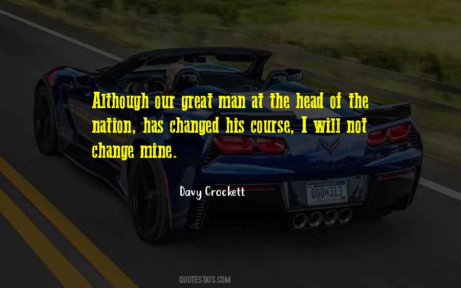 Will Not Change Quotes #1799043