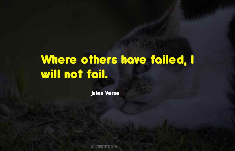 Will Not Fail Quotes #850129