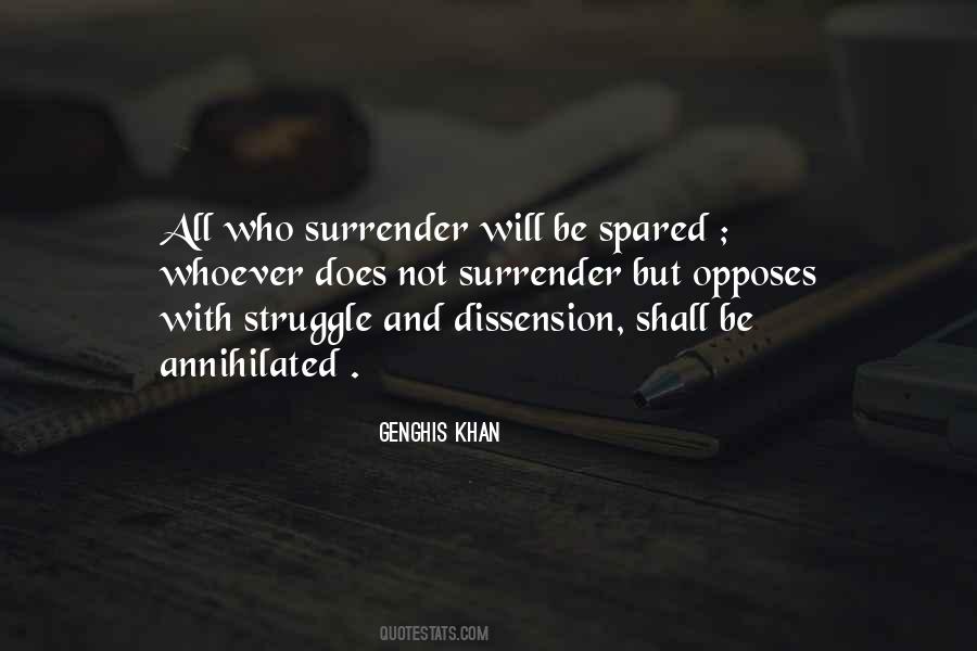 Will Not Surrender Quotes #1383939