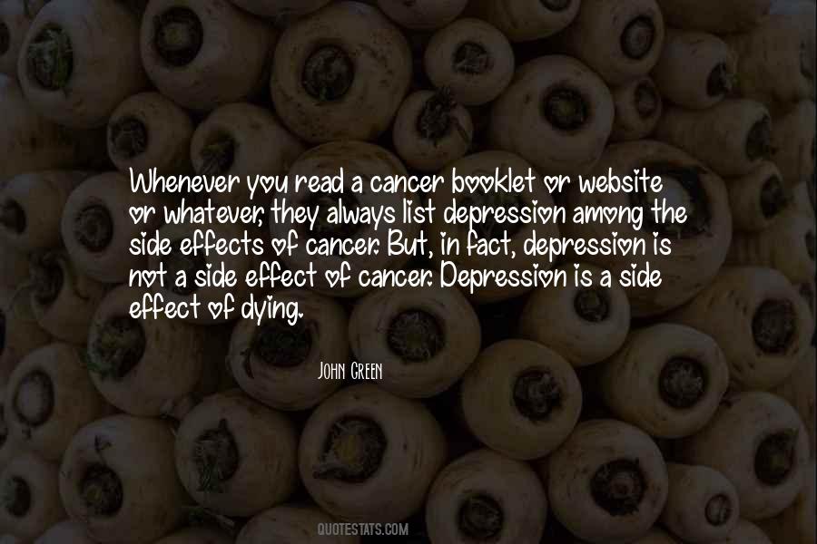 Quotes About Dying Cancer #1784161