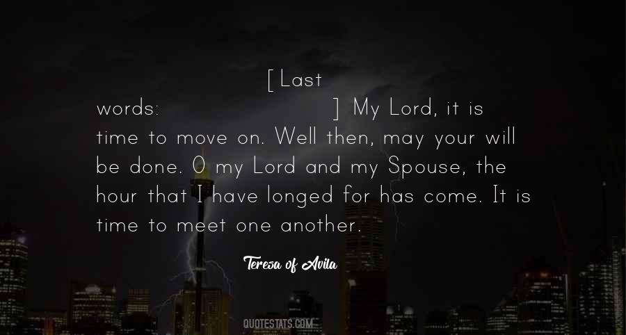 Will To Move On Quotes #764574