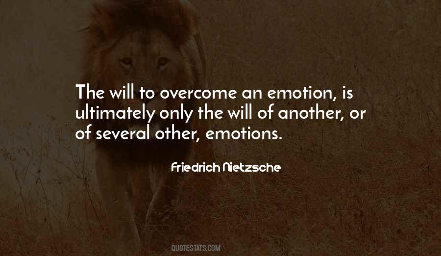 Will To Overcome Quotes #1535745