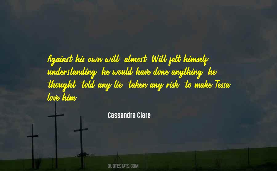Will To Tessa Quotes #1118941