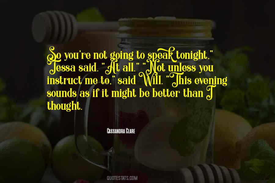 Will To Tessa Quotes #1287735