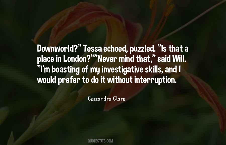 Will To Tessa Quotes #456776
