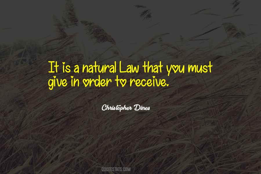 Quotes About Natural Law #234687