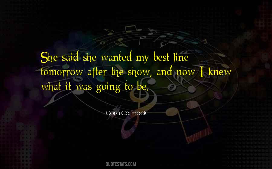 Will You Love Me Tomorrow Quotes #146674