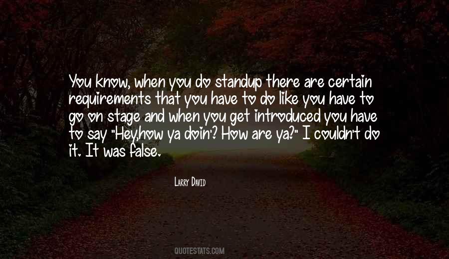 Quotes About Standup #814721