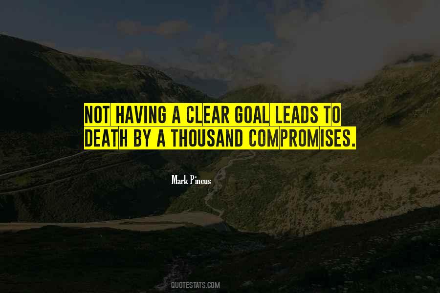Quotes About Clear Goals #143343