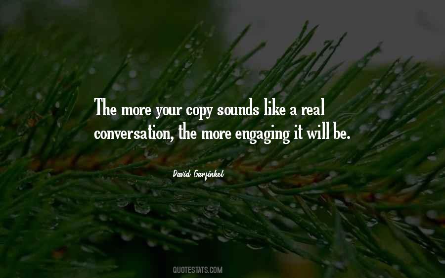 Quotes About Engaging Conversation #292998