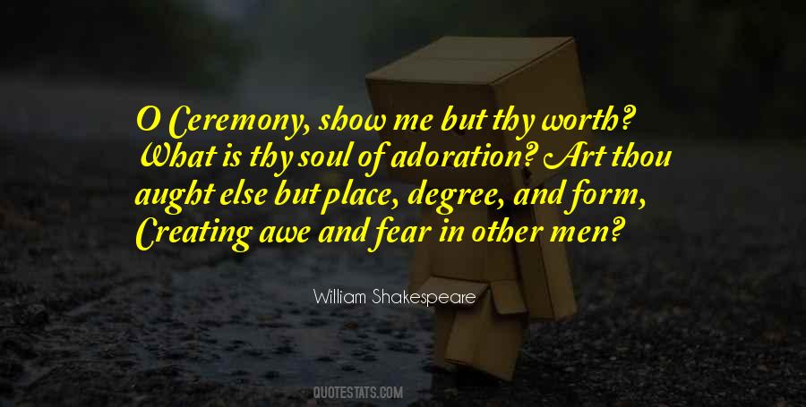 William Shakespeare Fear Quotes #105495