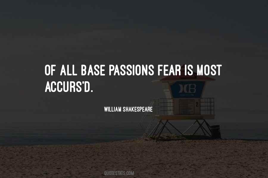 William Shakespeare Fear Quotes #1183010