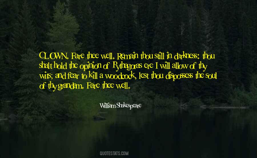 William Shakespeare Fear Quotes #1420867