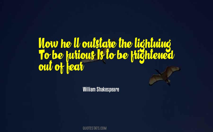 William Shakespeare Fear Quotes #1686699