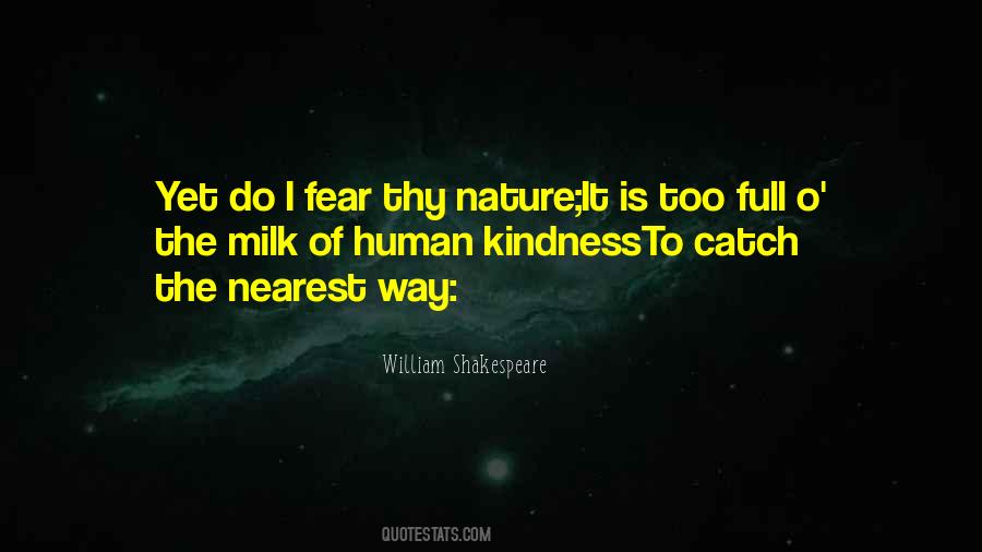 William Shakespeare Fear Quotes #24945