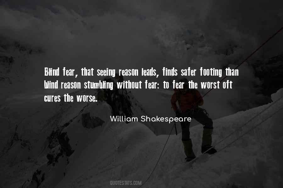 William Shakespeare Fear Quotes #364178
