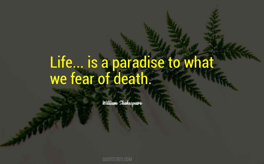 William Shakespeare Fear Quotes #398251