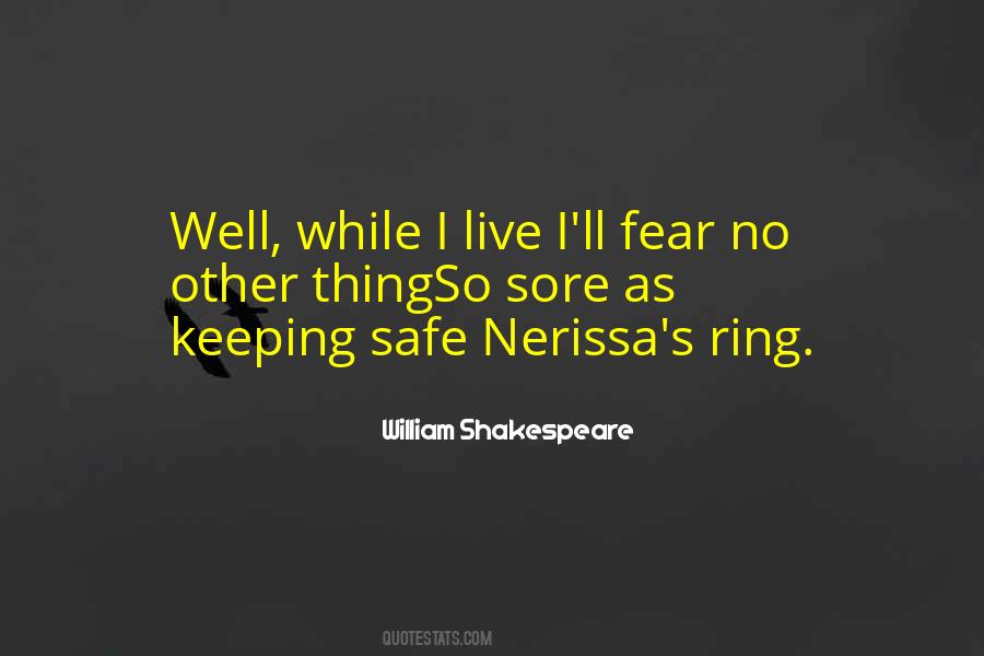 William Shakespeare Fear Quotes #627455