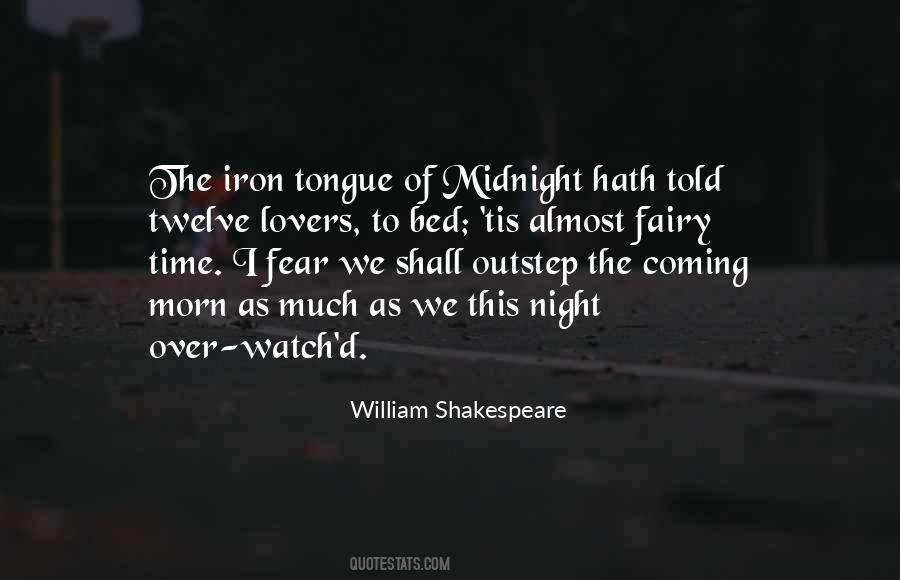 William Shakespeare Fear Quotes #887514